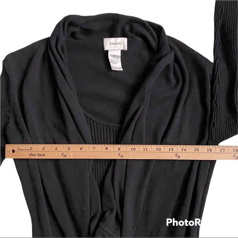 Neiman Marcus Exclusive Women Long Cowl-Neck Pullover Sweater Size Small - Picture 9 of 13